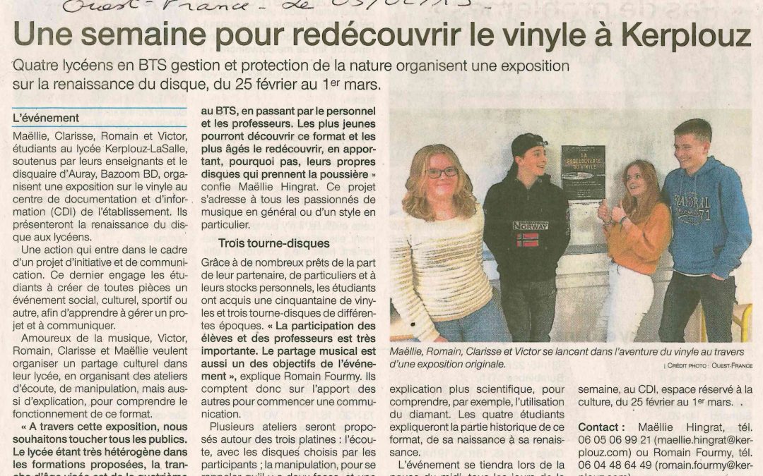 Une semaine pour redécouvrir le vinyle à Kerplouz