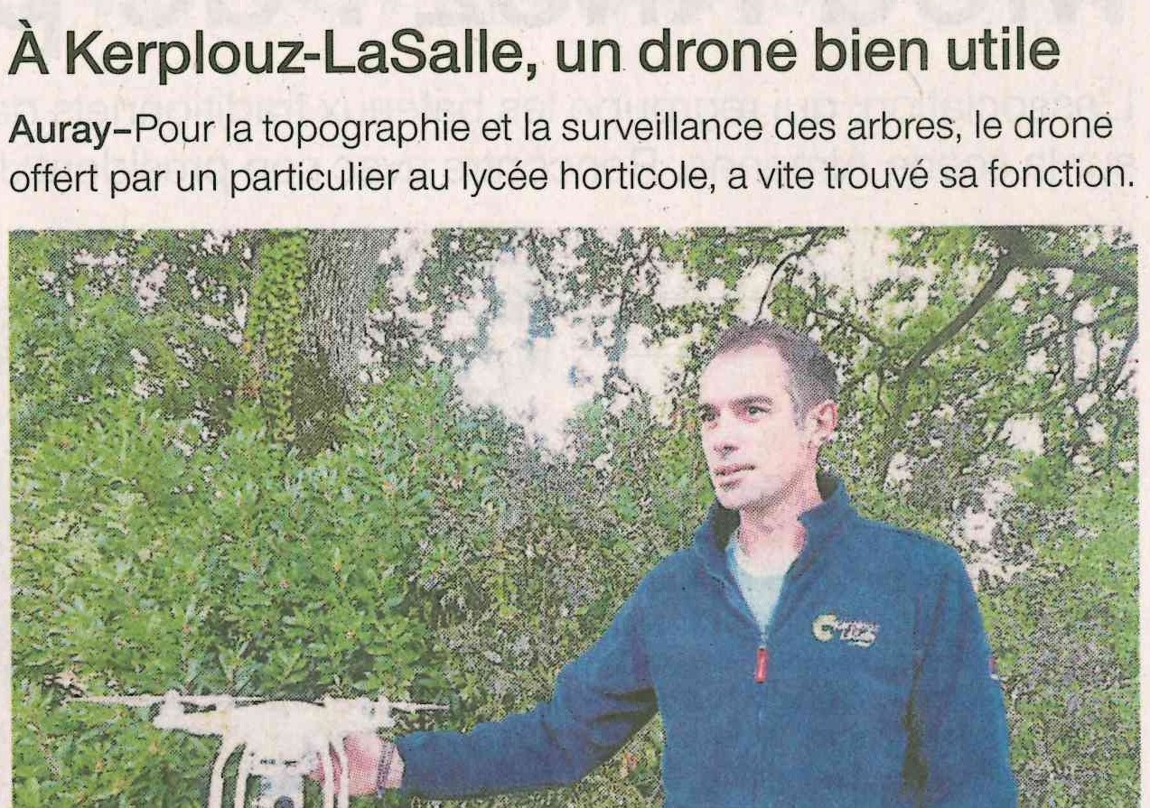 A Kerplouz-LaSalle, un drone bien utile