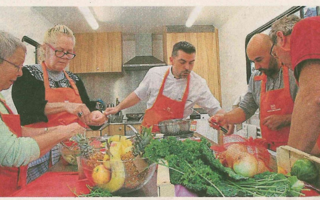 Banque alimentaire : un atelier avec un chef étoilé