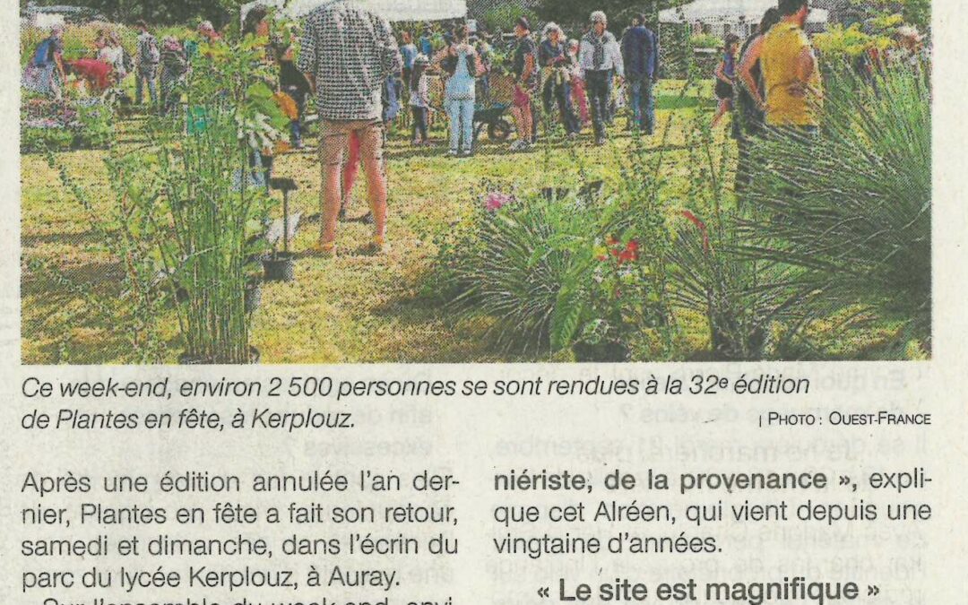 Plantes en fête a retrouvé l’écrin de Kerplouz